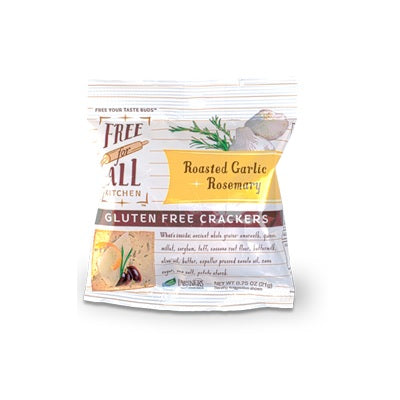 Free for All Kitchen Roasted Garlic and Rosemary Cracker (60x0.75 OZ)