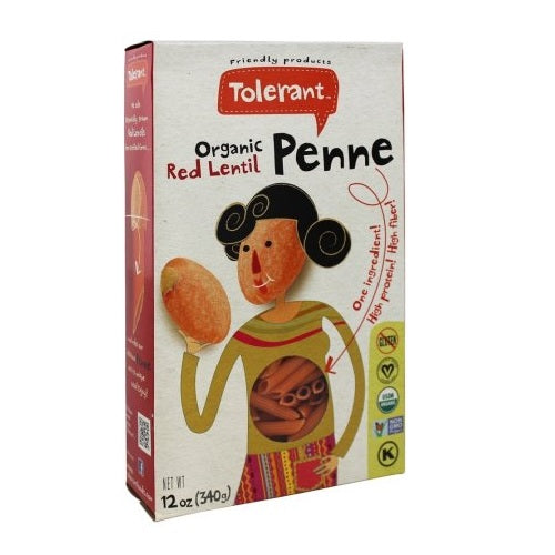 Tolerant Red Lentils Penne  (6x8 OZ)