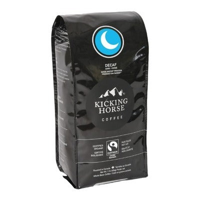 Kicking Horse Coffee Dark Decaf Swiss Water Process Whole Bean (6x10 OZ)