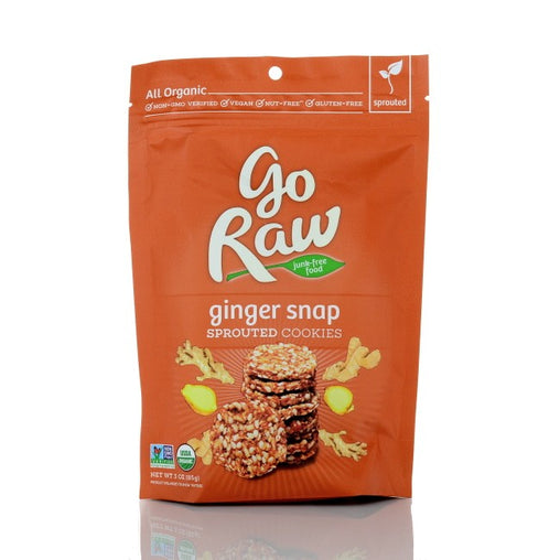 Go Raw Ginger Snap Super Cookie (12x3 OZ)