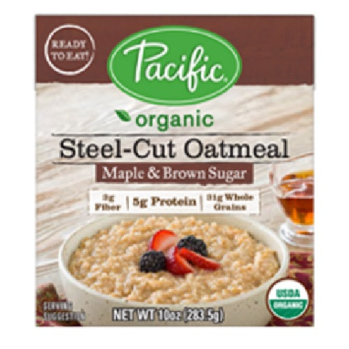 Pacific Natural Foods Maple Bean Sugar Oatmeal (12X10 OZ)