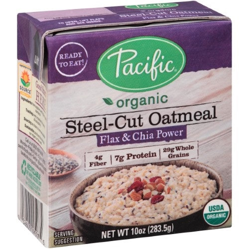 Pacific Natural Foods Flax And Chia Power Oatmeal (12X10 OZ)