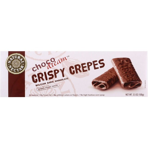 Natural Nectar Belgian Crispy Dark Chocolate Crepe (8x3.5 OZ)