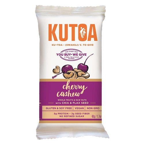 Kutoa Cherry Cashew Health Bar  (12x1.7 OZ)