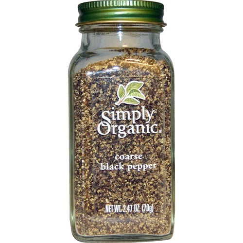 Simply Organic Pepper Black Coarse (6X2.47 OZ)