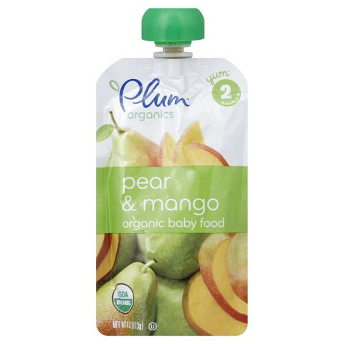 Plum Organics  Plum Pear/Mango (6X4 OZ)