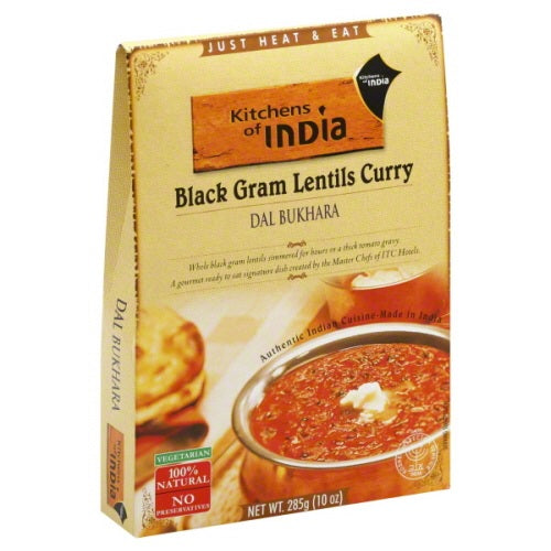 Kitchens Of India Dal Bukhara Black Gram Lentils Curry (6x10 OZ)