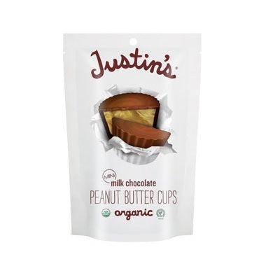 Justin's Organic Milk Chocolate Peanut Butter Cups  (6x4.7 OZ)