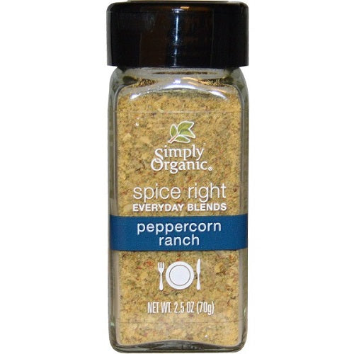 Simply Organic Organic Spice Right Everyday Blends, Pepperconrn Ranch (6X2.5 OZ)