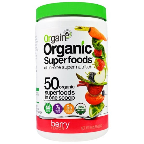 Orgain Organic Superfoods, All-In-One Super Nutrition, Berry Flavor (1X0.62 Lb  )
