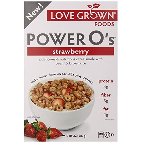 Love Grown Foods Power O's Strawberry (6x10 OZ)