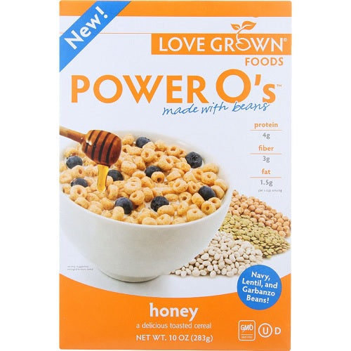 Love Grown Foods Power O's Cereal Honey (6x10 OZ)