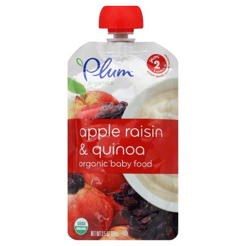 Plum Organics Apple Raisin & Quinoa, 2 (6X3.5 OZ)