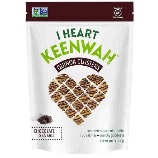 I Heart Keenwah Quinoa Cluster Chocolate Sea Salt  (6x4 OZ)