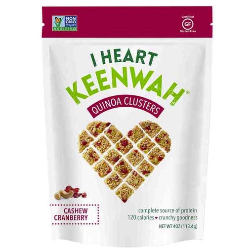 I Heart Keenwah Cashew Cranberry Quinoa Cluster (6x4 OZ)