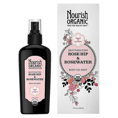 Nourish Body Oil Mist Rejuvenating Rosehip And Rosewater (1x3 OZ)