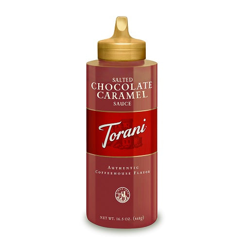 Torani Salted Chocolate Caramel Sauce (6x16.5 OZ)