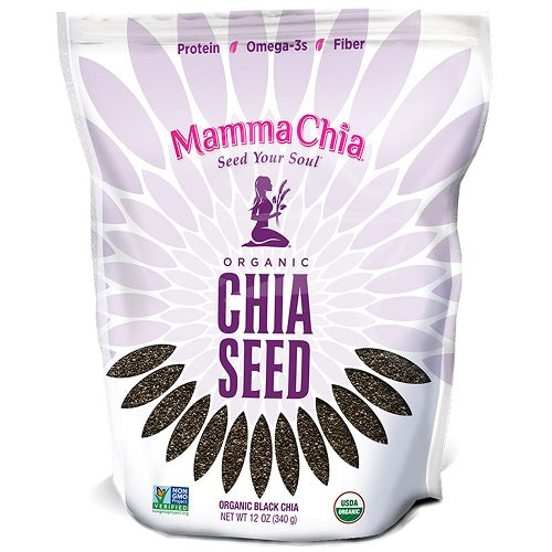 Mamma Chia Organic Black Chia Seeds (4x12 OZ)