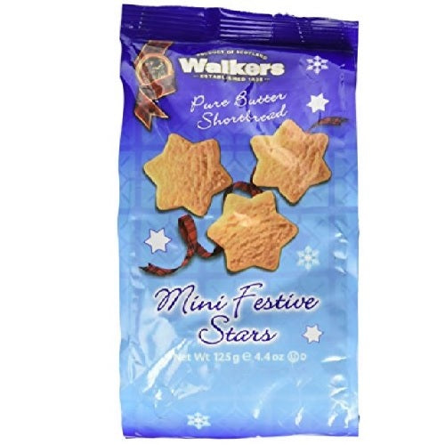 Walkers Shortbread Cookies Mini Hanukkah Stars (12x4.4 OZ)