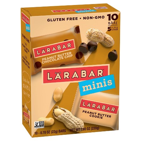 Larabar Minis Peanut Butter Chocolate Chip Cookie (8x10 PACK)