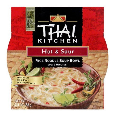 Thai Kitchen Hot & Sour Rice Noodle Soup Bowl (6x2.4 OZ)