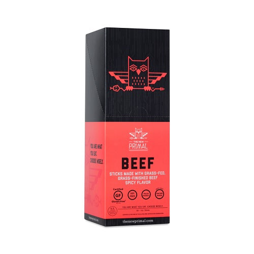 The New Primal Grass Fed Spicy Beef Sticks (20x1 OZ)