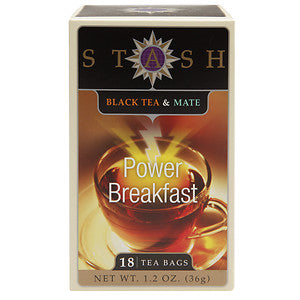 Stash Black Tea & Mate Power Breakfast (6x18 BAG )