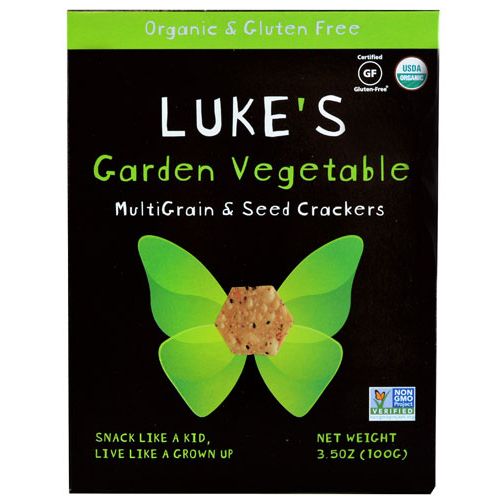 Luke's Organic Garden Vegetable Crackers (6x3.5 OZ)