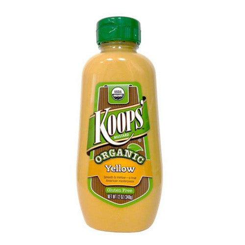 Koops Organic Yellow Mustard (12x12 OZ)