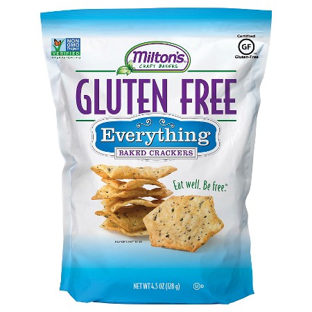 Milton's Gluten Free Baked Crackers Everything (12x4.5 OZ)