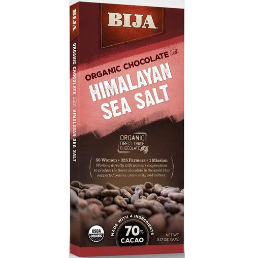 Bija Himalayan Sea Salt Chocolate Bar (10x3.17 OZ)