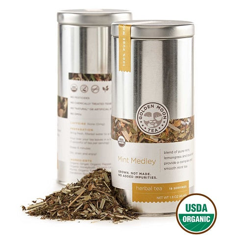 Golden Moon Mint Medley Tea (6x1.6 OZ)