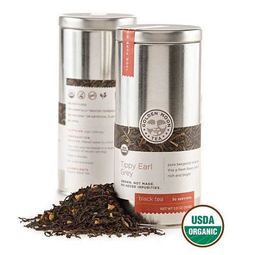 Golden Moon Tippy Earl Grey Tea (6x2.5 OZ)