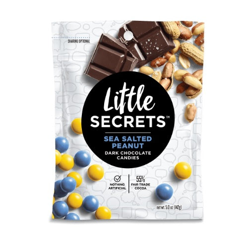 Little Secrets Sea Salted Peanut Dark Chocolate Candies (8x5 OZ)