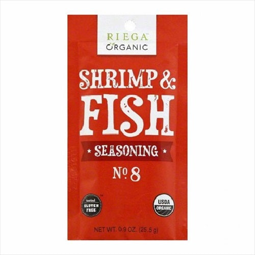 Riega Foods Shrimp & Fish Seasoning Gluten Free (8X0.9 OZ)