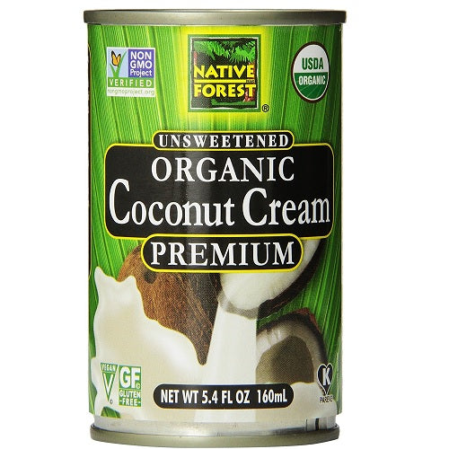 Native Forest Organic Premium Coconut Cream Unsweetened  (12x5.4 OZ)