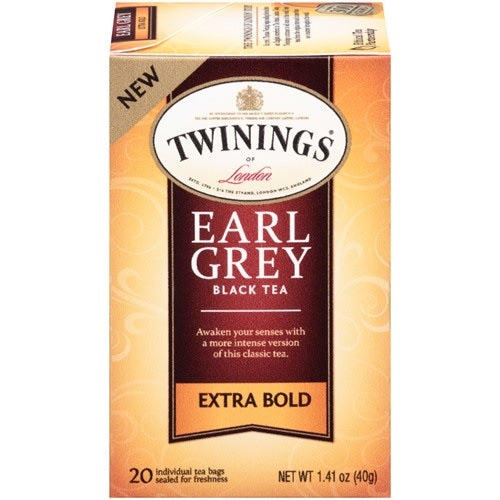 Twinings Extra Bold Earl Grey Black Tea (6x20 Ct)