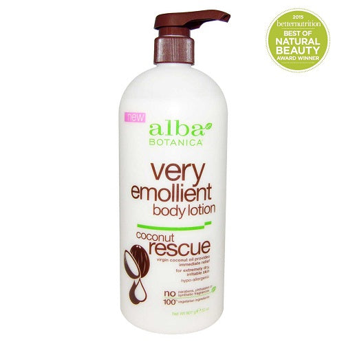 Alba Very Emollient Body Lotion Coconut Rescue (1x32 OZ)