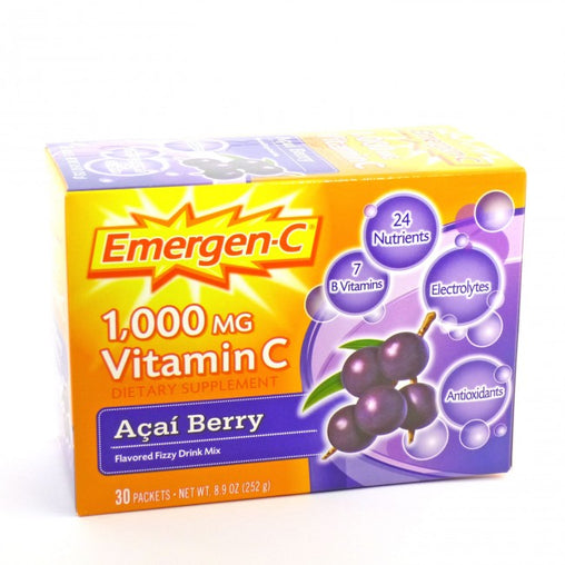 Emergen C Fizzy Drink Mix Acai Berry (1x30 Ct)