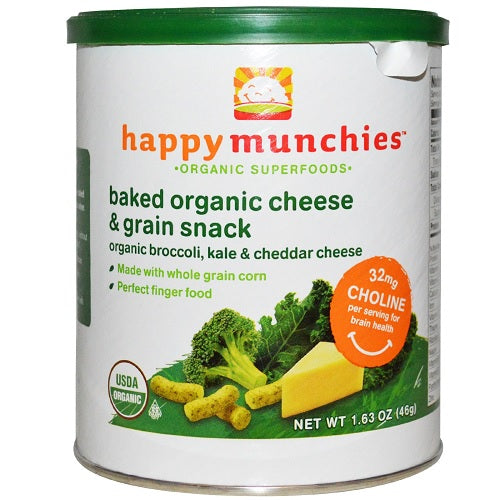 Happy Baby Broccoli, Kale And Cheddar Cheese Munchies (6x1.63 OZ)