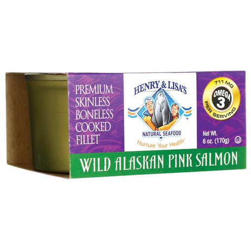 Henry & Lisa's Natural Seafood Wild Alaskan Pink Salmon (12x7.5 OZ)