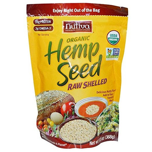 Nutiva Organic Shelled Hempseed (1X12 OZ)