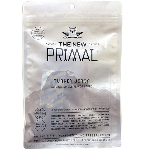 The New Primal Gluten Free Turkey Jerky (8x2 OZ)