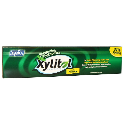 Epic Dental  Xylitol Spearmint Fluoride Toothpaste (1x4.9 OZ)