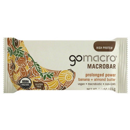 Go Macro Banana and Almond Butter Macrobar (12x2.3 OZ)