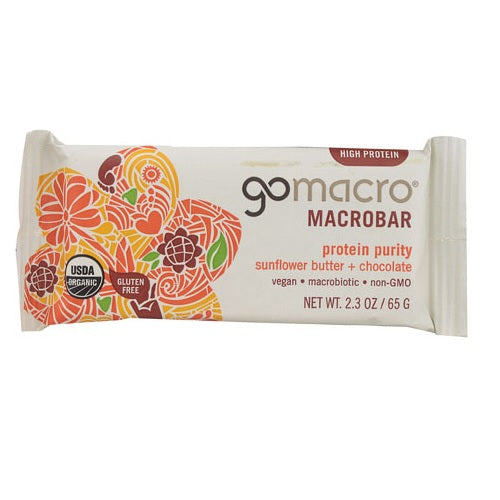 Go Macro Sunflower Butter And Chocolate Macrobar (12x2.3 OZ)