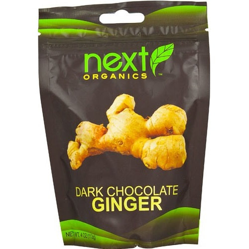 Next Organics Dark Chocolate Ginger  (6x4 OZ)