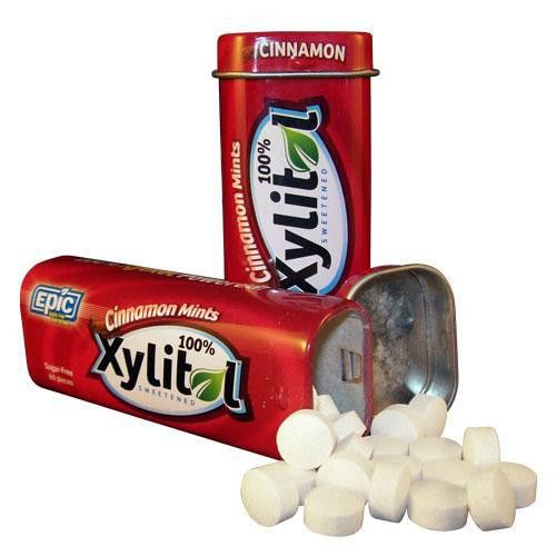 Epic Dental  Cinnamon Xylitol Mints (10x60 Ct)