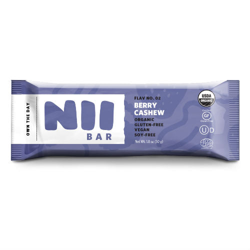 Nii Organic Berry Cashew Bar (12x1.8 OZ)