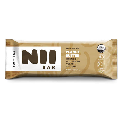 Nii Organic Peanut Butter Bar (12x1.8 OZ)